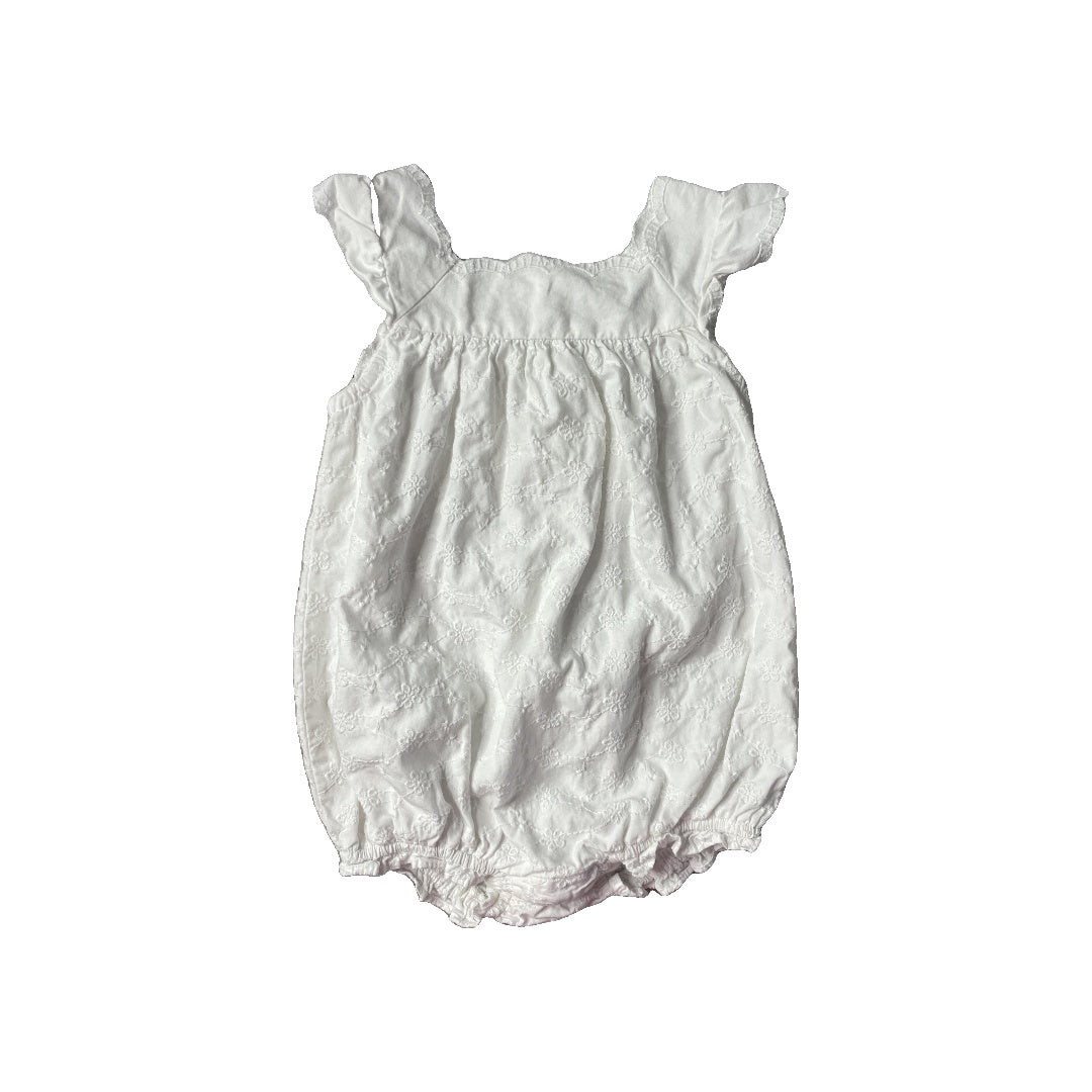 Old Navy Girls White Romper Size: 12-18 months White