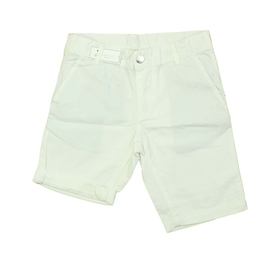 Jacadi Girls White Shorts Size: 8 Years