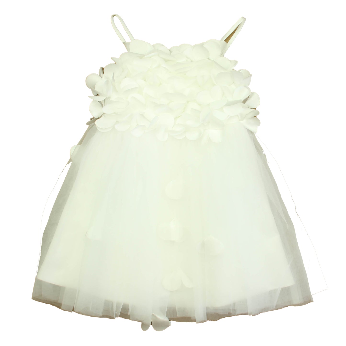 Unknown Brand Girls White Special Occasion Dress Size: 5-6 Years