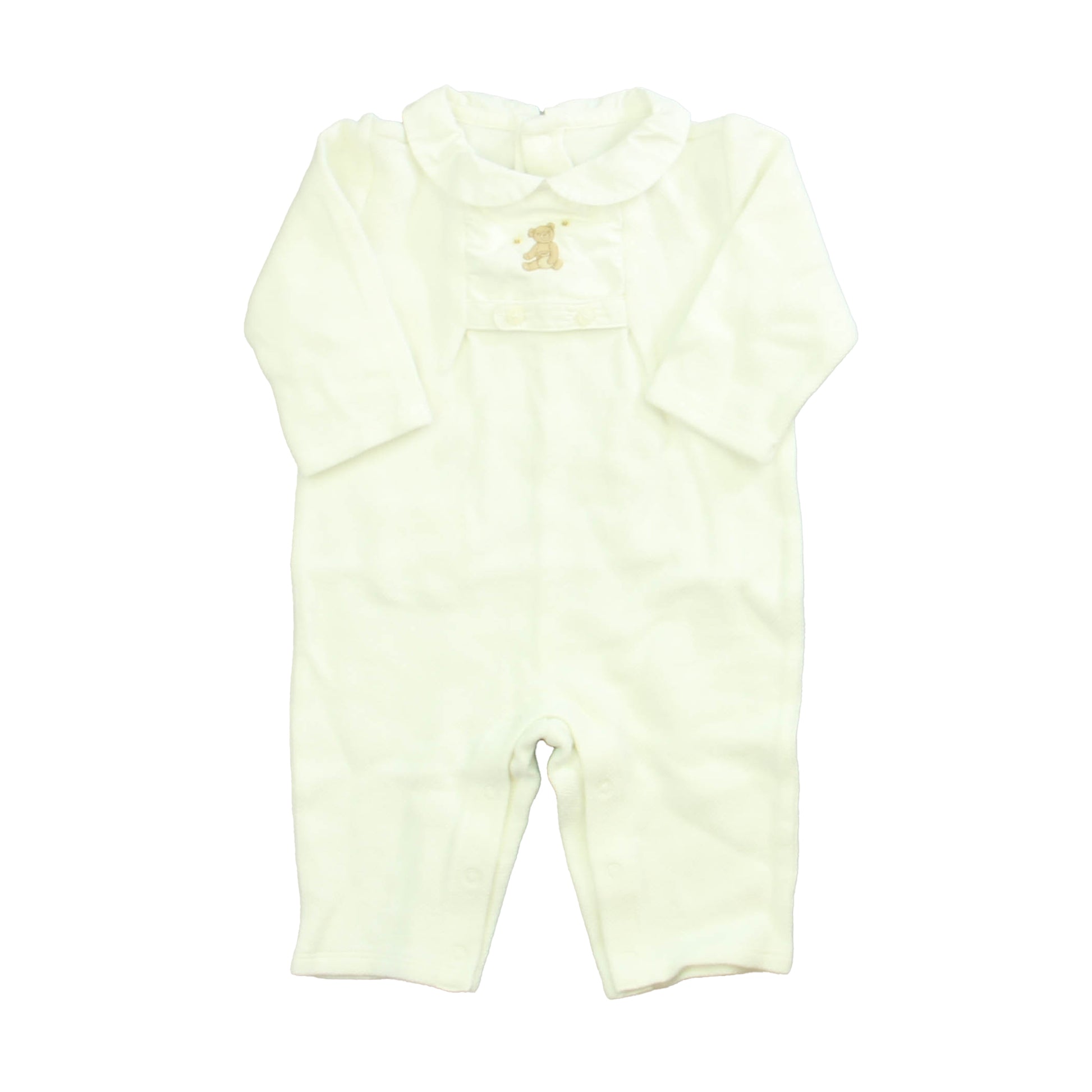 Janie and Jack Boys White Long Sleeve Outfit Size: 3-6 Months White