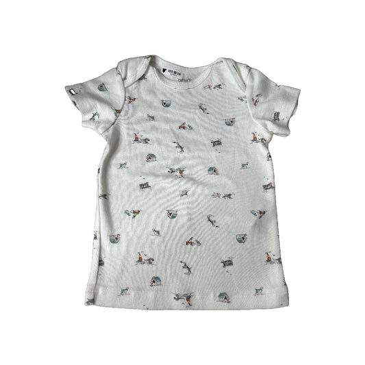 Boys White Shirt Size: 6-9 months White