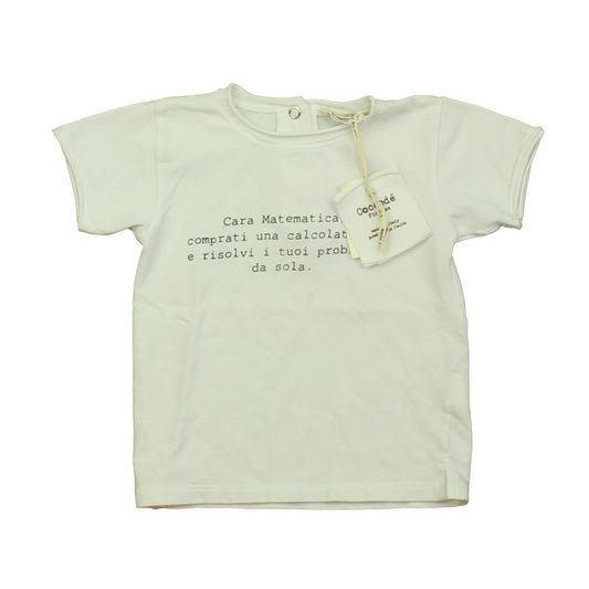 Coccode Unisex White T-Shirt Size: 12 Months White