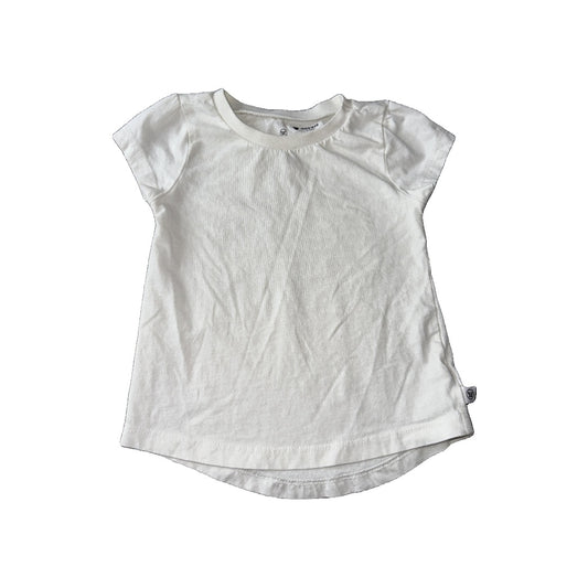 Honest co Unisex White T-Shirt Size: 2T White