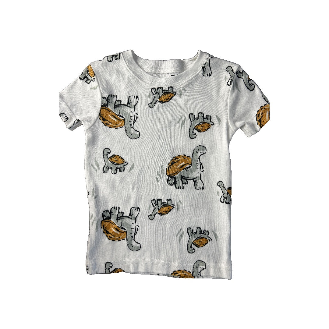 Unisex White Pajamas Size: 24 months White