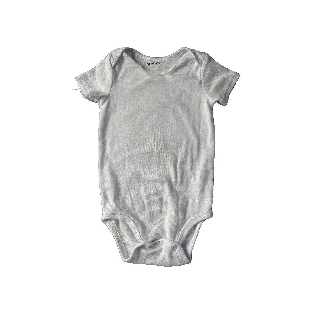 Primary Unisex White Onesie Size: 12-18 months White