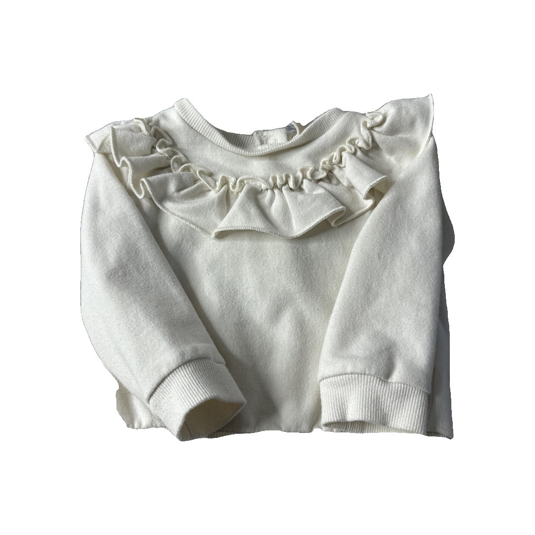 Tucker + Tate Girls White Sweater Size: 9 months White