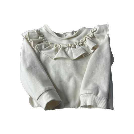 Tucker + Tate Girls White Sweater Size: 9 months White