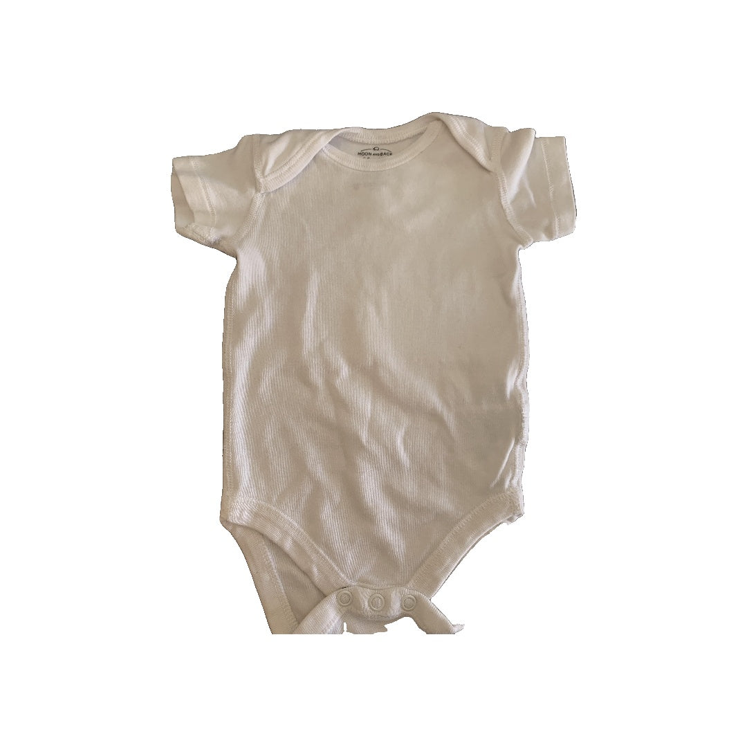 Girls White Onesie Size: 3-6 months White