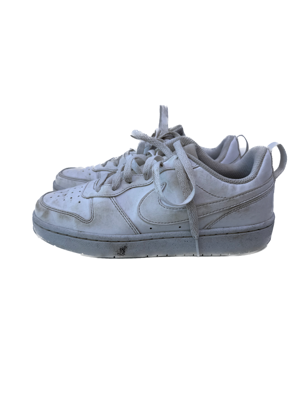 Nike Unisex White Sneakers Size: 5 Youth White