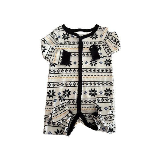 Koala Baby Boys Wool White | Black Pajamas Size: 3-6 months Wool White | Black