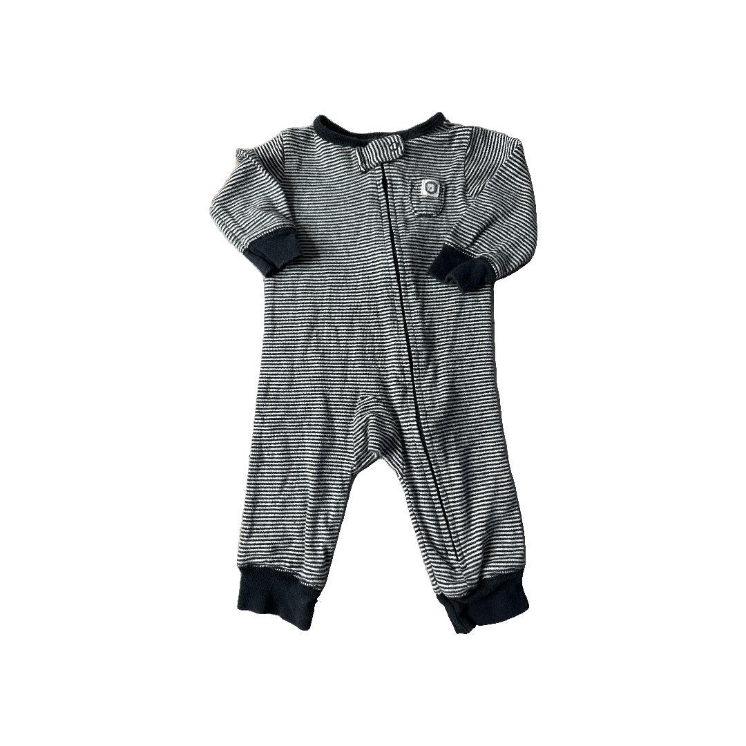 Carters Unisex Wool White | Black Long Sleeve Outfit Size: 0-3 months Wool White | Black