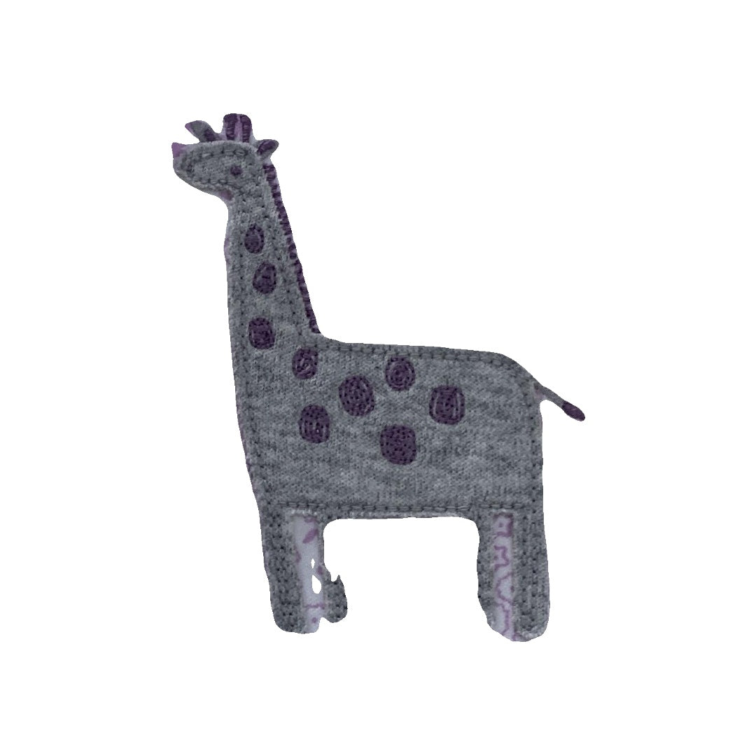 Girls Wool White | Indigo | purple Pajamas Size: 9 months Wool White | Indigo | purple
