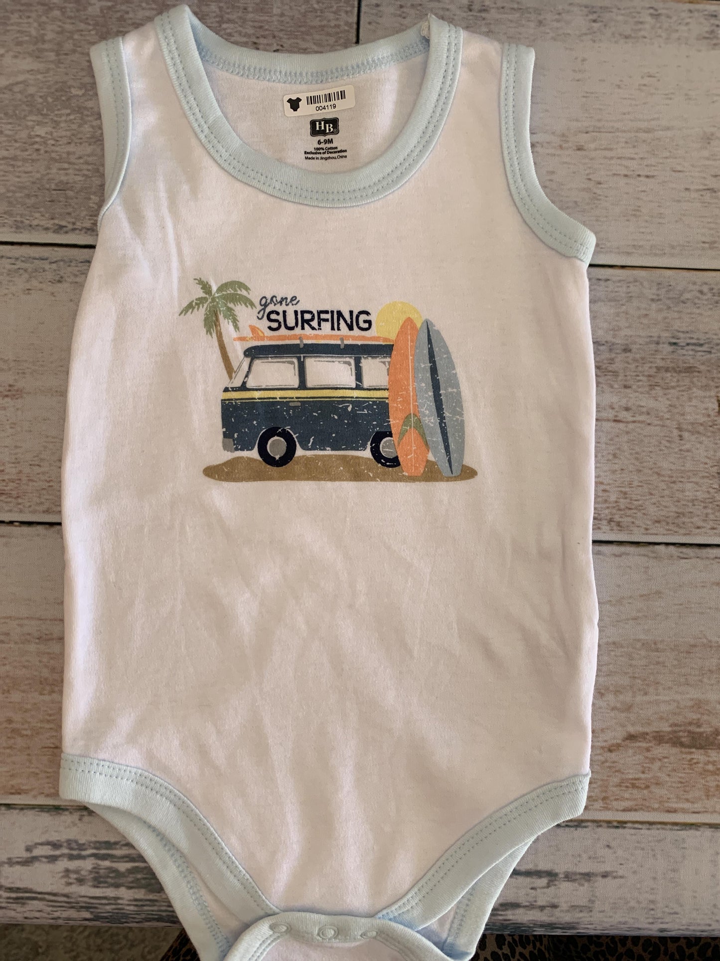 Boys Wool White | Retro Onesie Size: 6-9 months Wool White | Retro