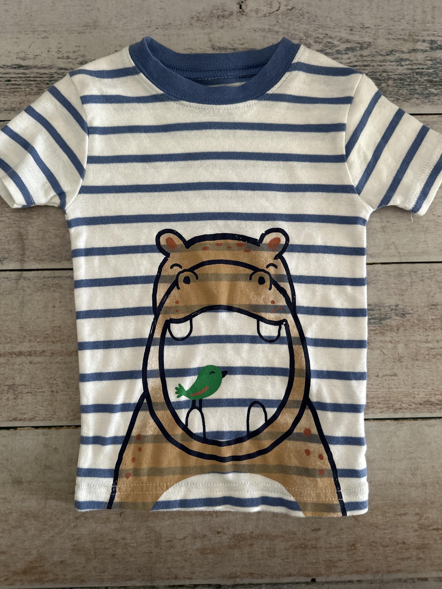 Carters Unisex Wool White | White | Light Blue Pajamas Size: 2T Wool White | White | Light Blue