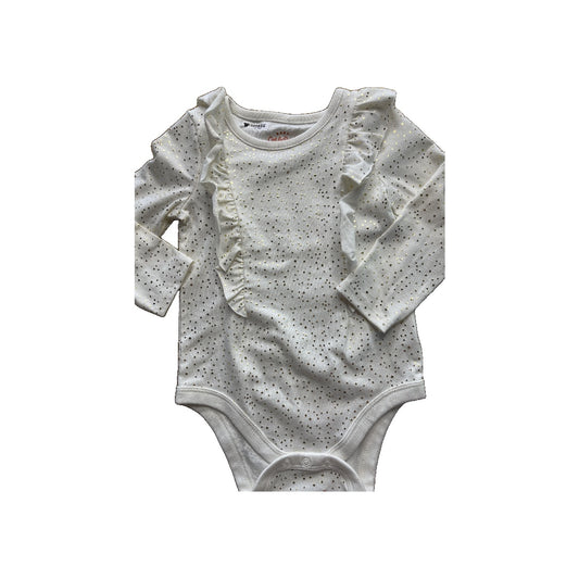 Carters Girls Wool White | White Onesie Size: 12 months Wool White | White