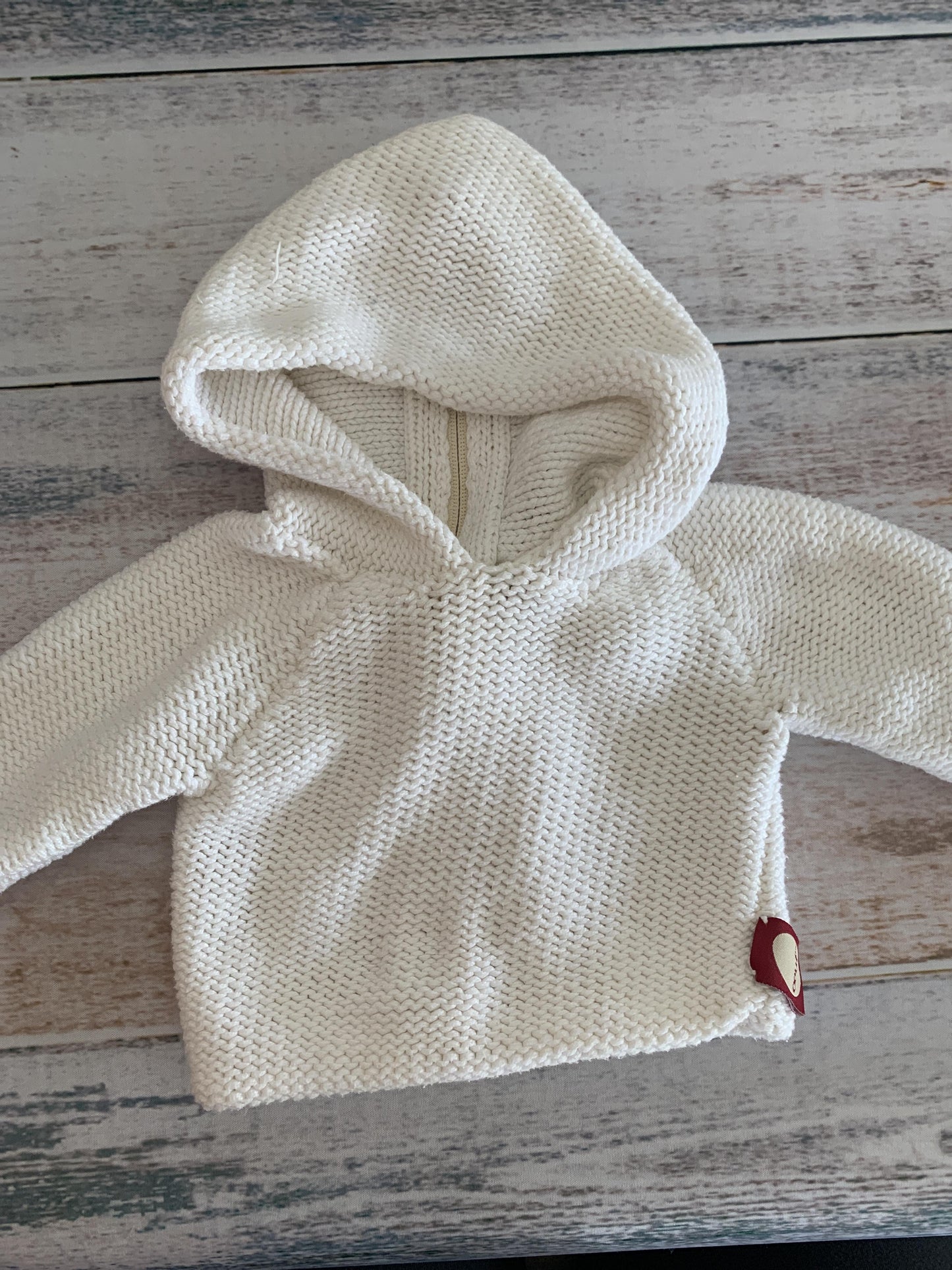 Oeuf Boys Wool White Jacket Size: 0-3 months Wool White