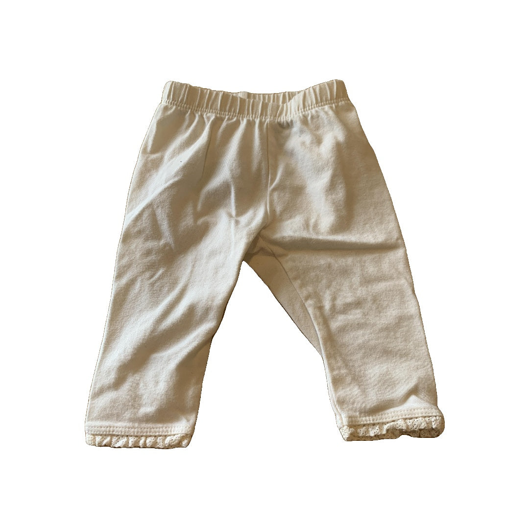 Girls Wool White Pants Size: 0-3 months Wool White