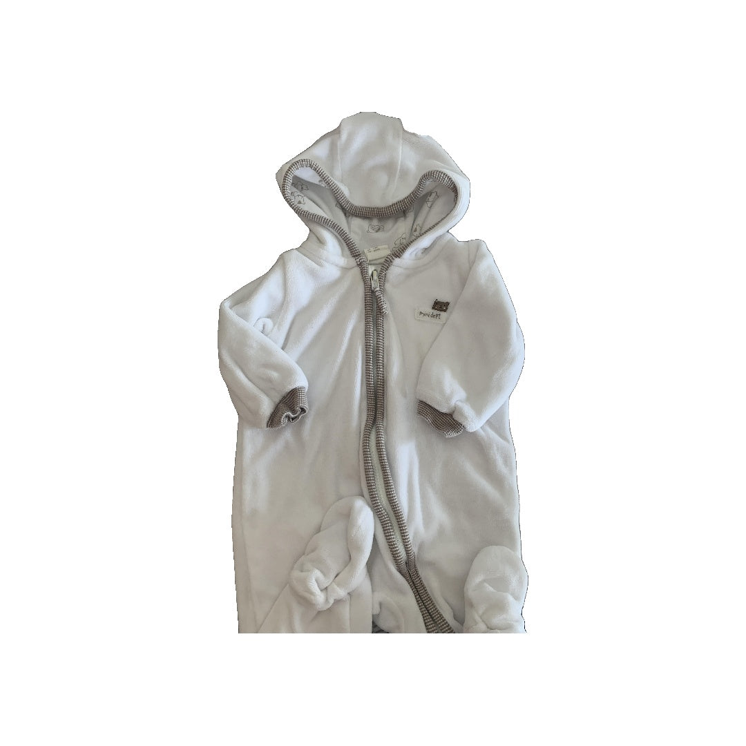 H&M Boys Wool White Long Sleeve Outfit Size: Newborn Wool White