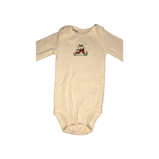 Carters Unisex Wool White Onesie Size: 12 months Wool White