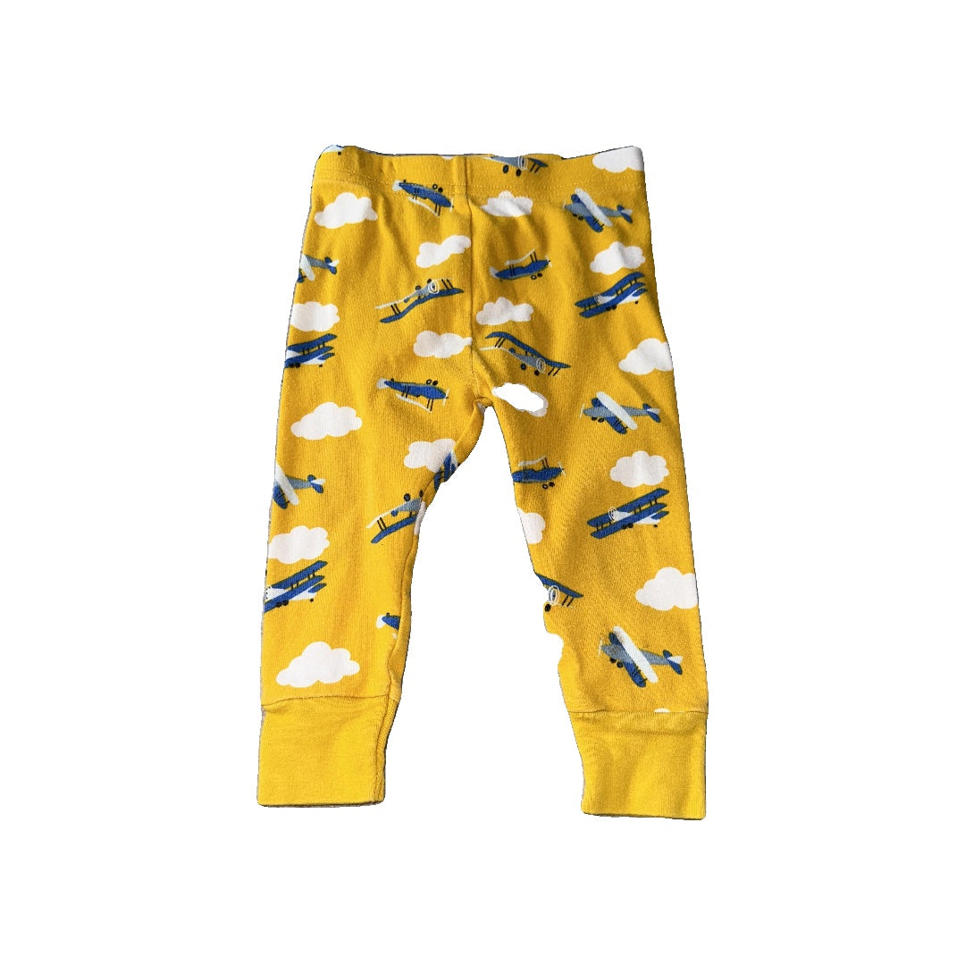 Old Navy Unisex Yellow | airplanes Pajamas Size: 12-18 months Yellow | airplanes