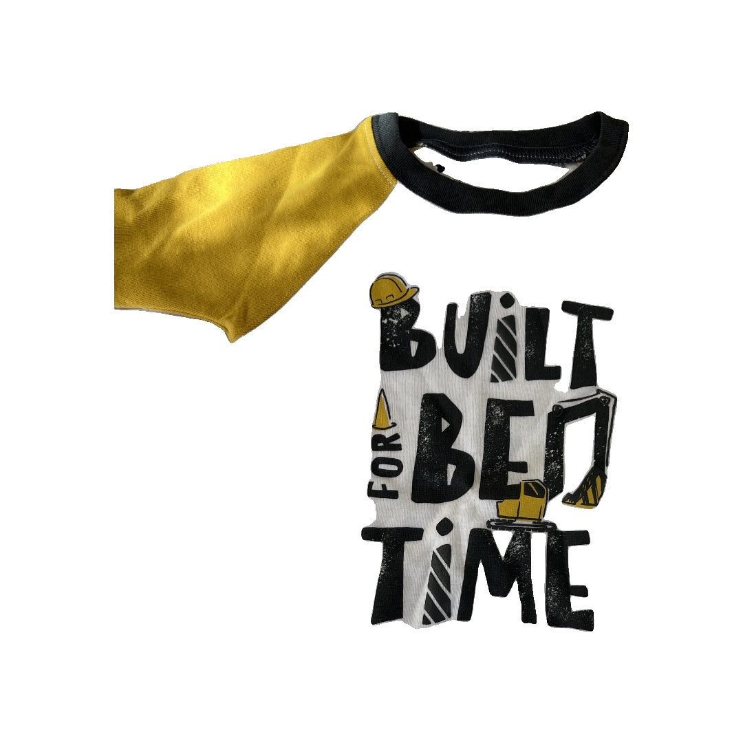 Just Born Boys Yellow | Black | Graphic Pajamas Size: 4T Yellow | Black | Graphic