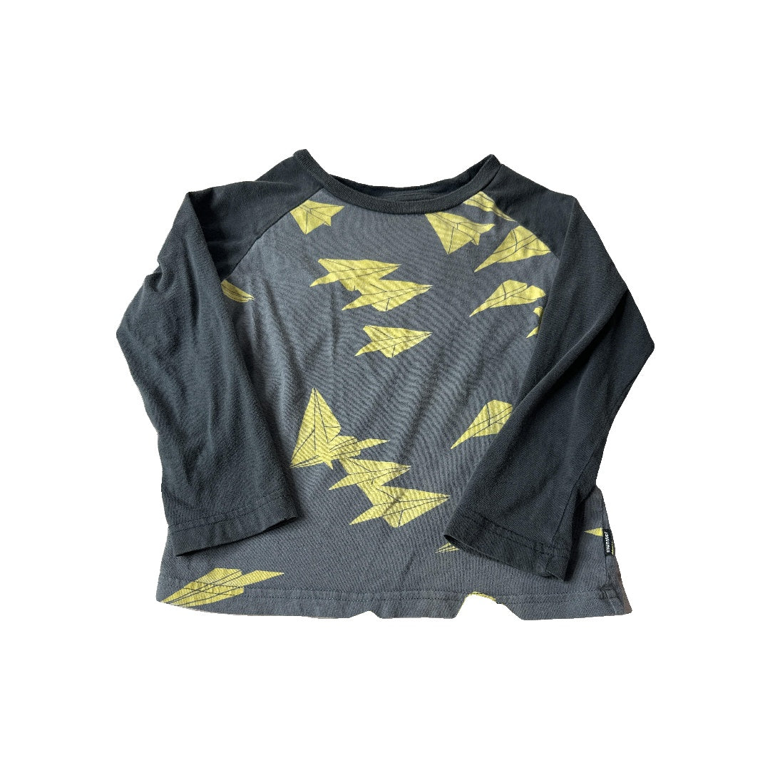 Munster Boys Yellow | Black | Grey Long Sleeve T-Shirt Size: 3T Yellow | Black | Grey
