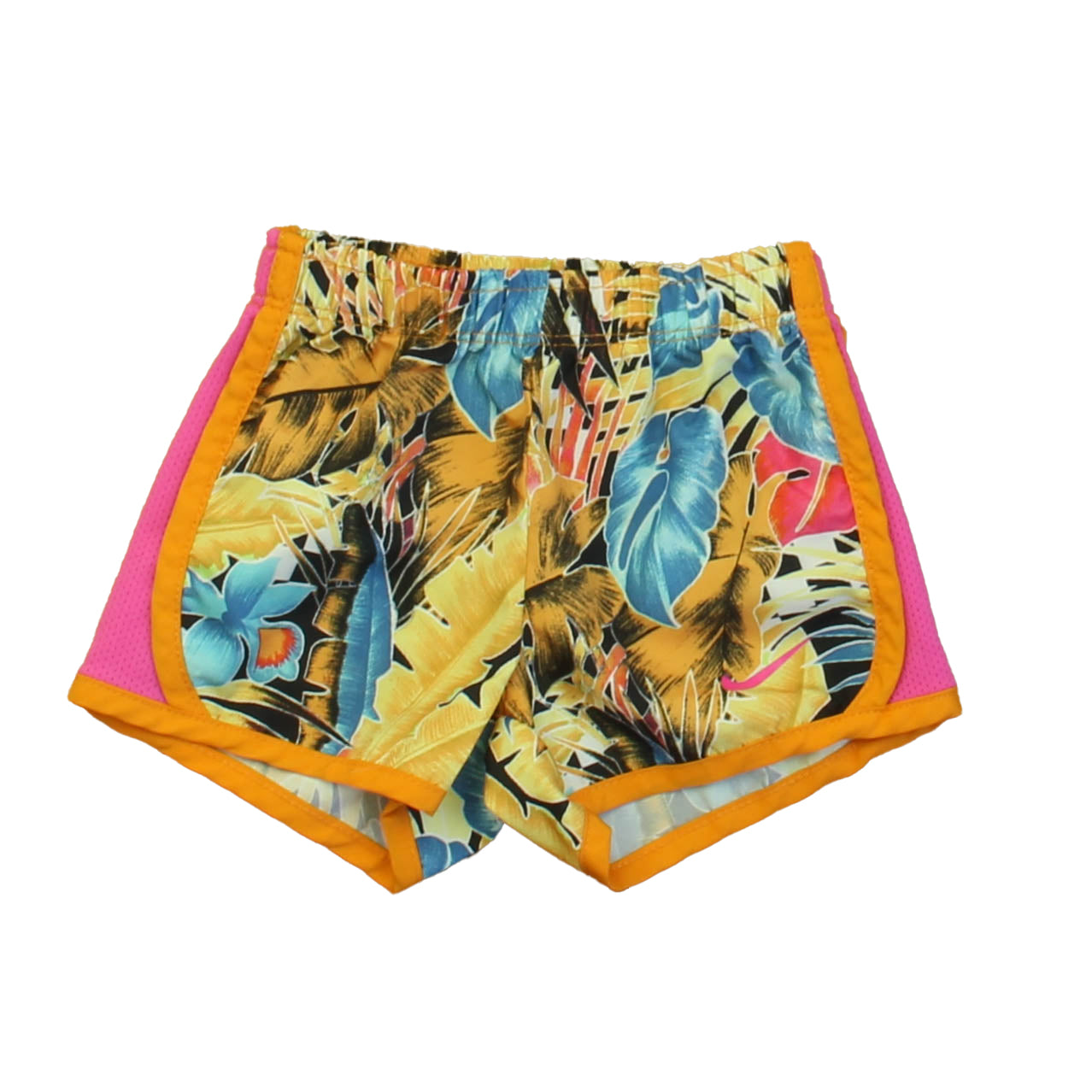 Nike Girls Yellow | Blue | PInk Athletic Shorts Size: 12 Months Yellow | Blue | PInk