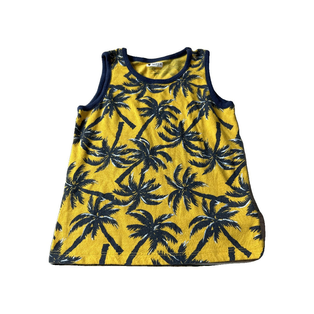 Unisex Yellow | Blue Tank Top Size: 3T Yellow | Blue