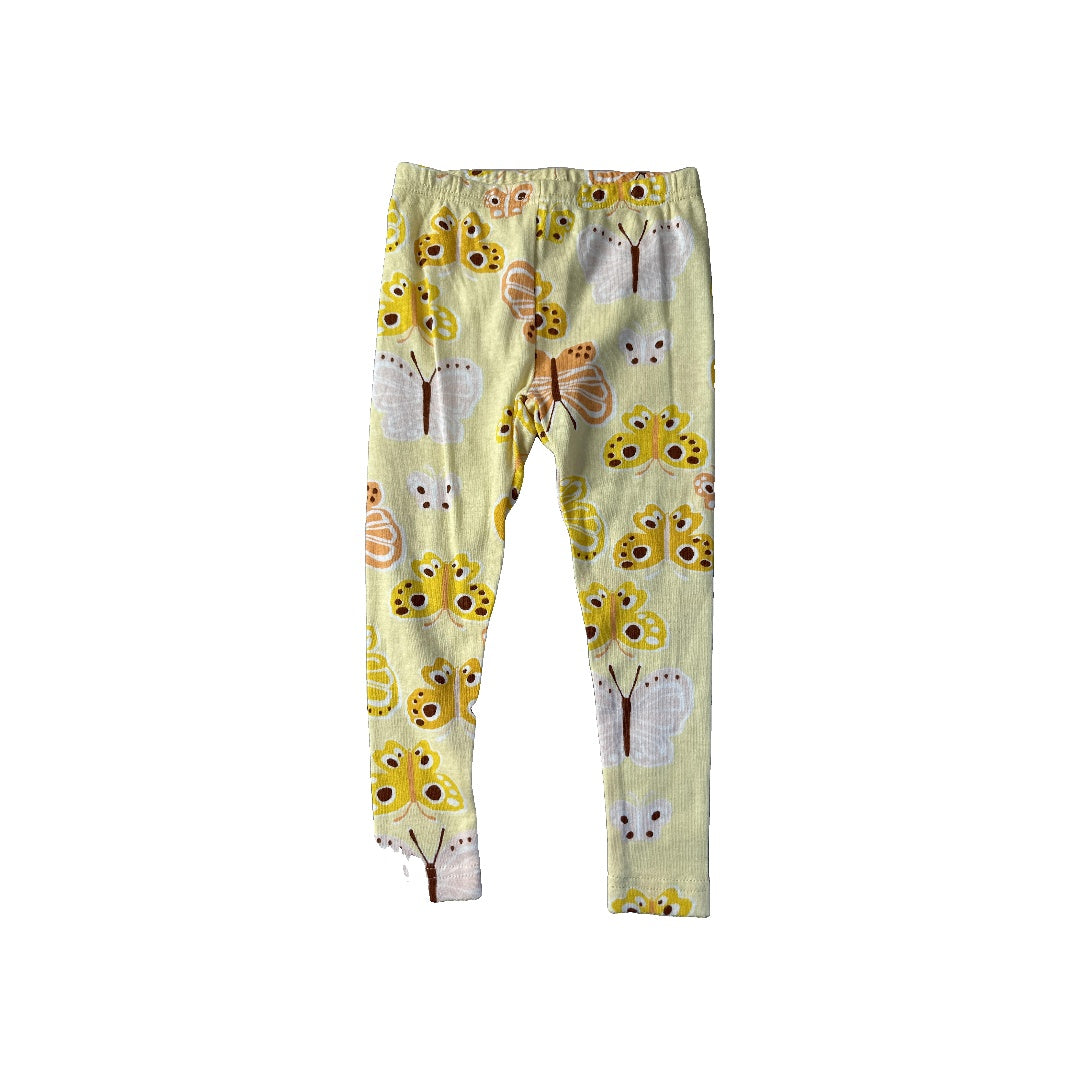 Carters Girls Yellow | Butterfly Pajamas Size: 24 months Yellow | Butterfly