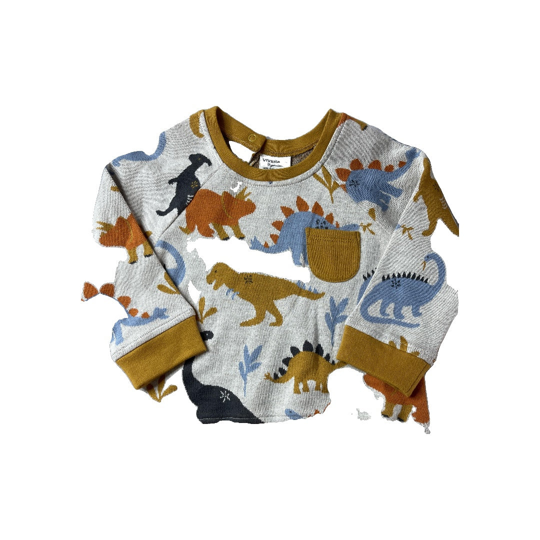 Viverano Boys Yellow | Dinosaur | Grey | Light Blue | Tan Pants Size: 12-18 months Yellow | Dinosaur | Grey | Light Blue | Tan
