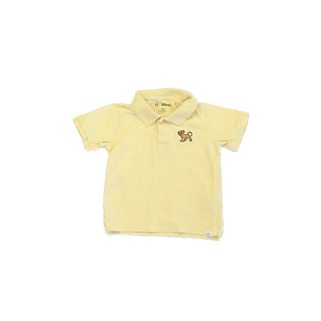 Gap Boys Yellow Disney "Simba" Polo Shirt Size: 3T Yellow Disney "Simba"