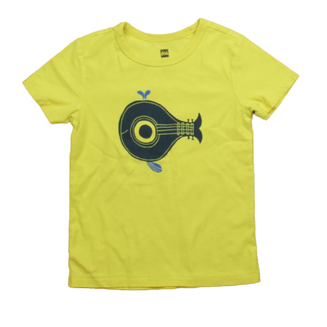 Tea Boys Yellow Fish T-Shirt Size: 4T