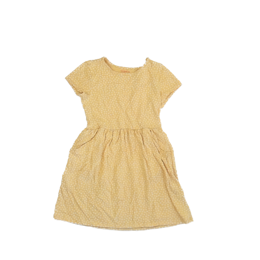 Cat & Jack Girls Yellow Floral Dress Size: M (8) Yellow Floral