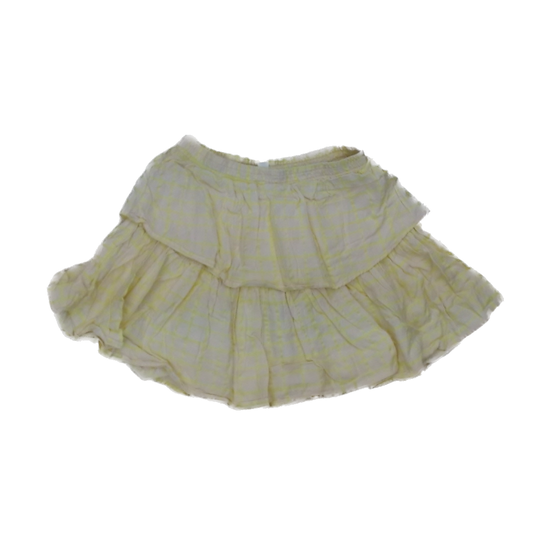 Rockets Of Awesome Girls Yellow | Florescent Green Lattice Pattern Skirt Size: 7 Years Yellow | Florescent Green Lattice Pattern
