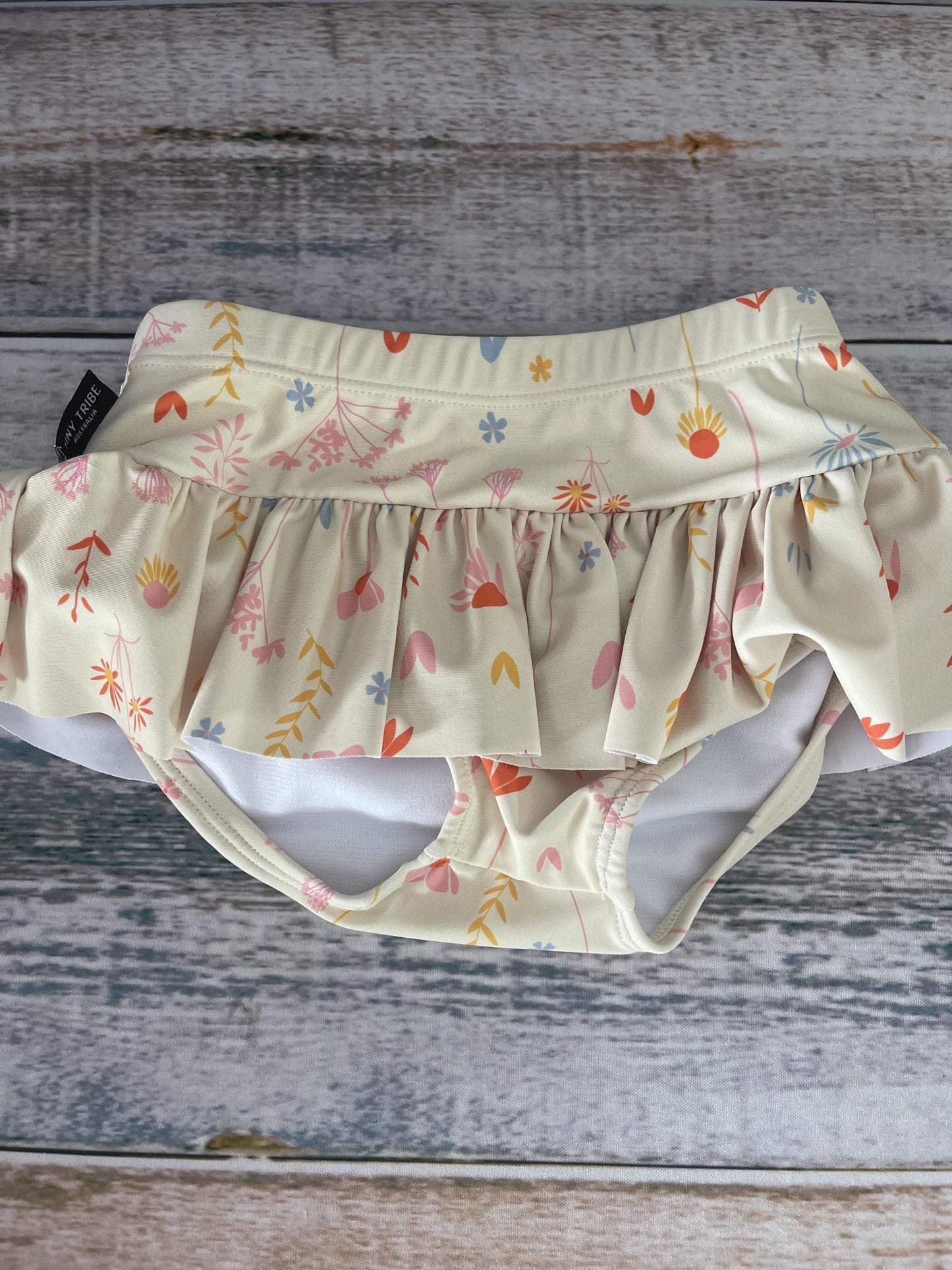 Tiny Tribe Girls Yellow | Flowers Swimwear Size: 18-24 months Yellow | Flowers