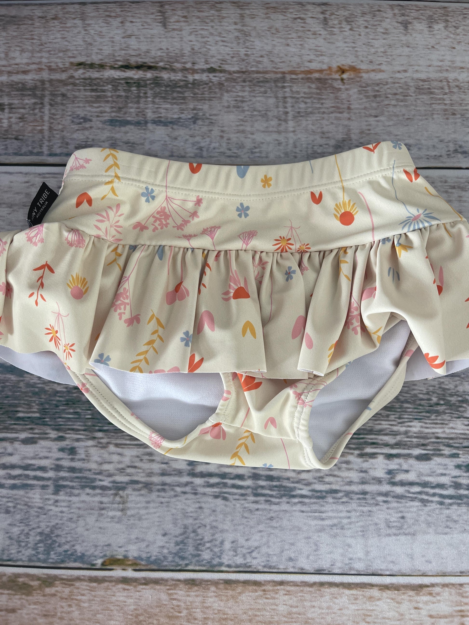 Tiny Tribe Girls Yellow | Flowers Swimwear Size: 18-24 months Yellow | Flowers