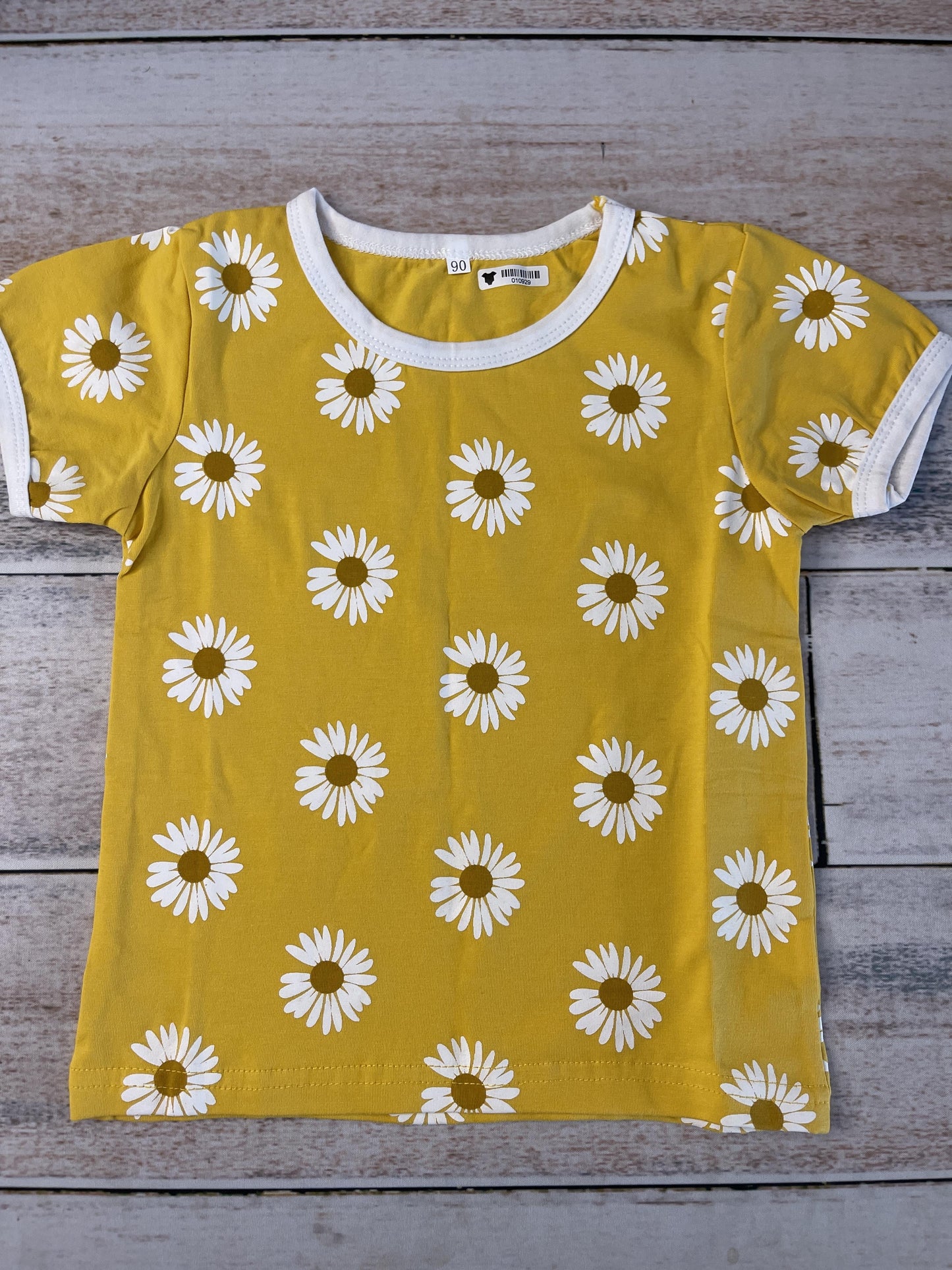 Unknown Girls Yellow | Flowers T-Shirt Size: 18-24 months Yellow | Flowers