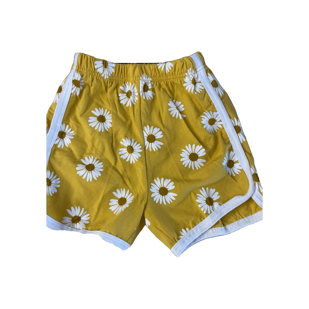 Unknown Girls Yellow | Flowers Shorts Size: 18-24 months Yellow | Flowers