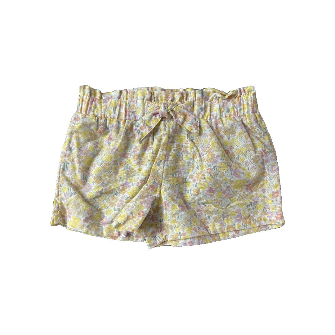 Carters Girls Yellow | Flowers Shorts Size: 3T Yellow | Flowers