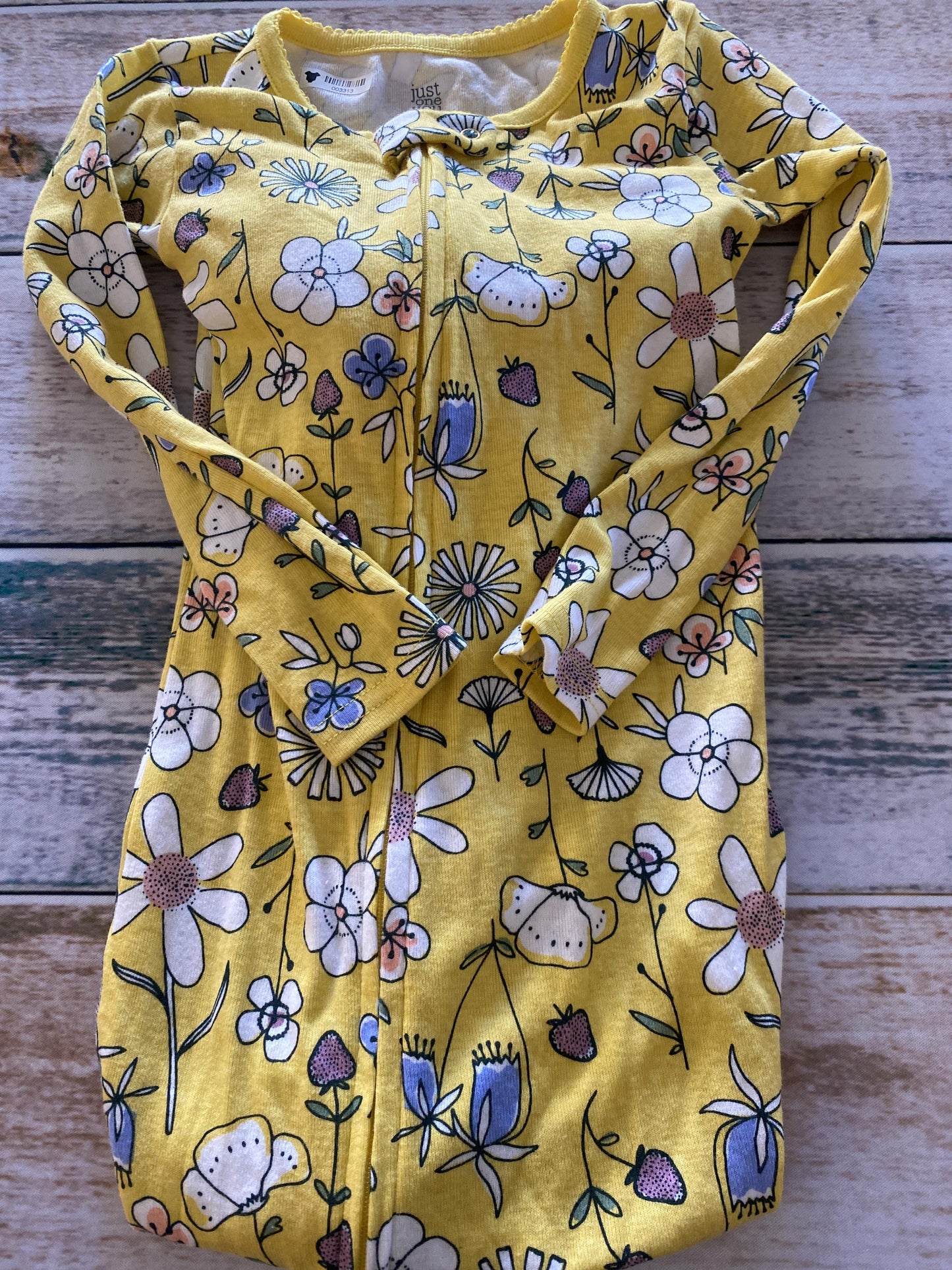 Carters Girls Yellow | Flowers Pajamas Size: 2T Yellow | Flowers