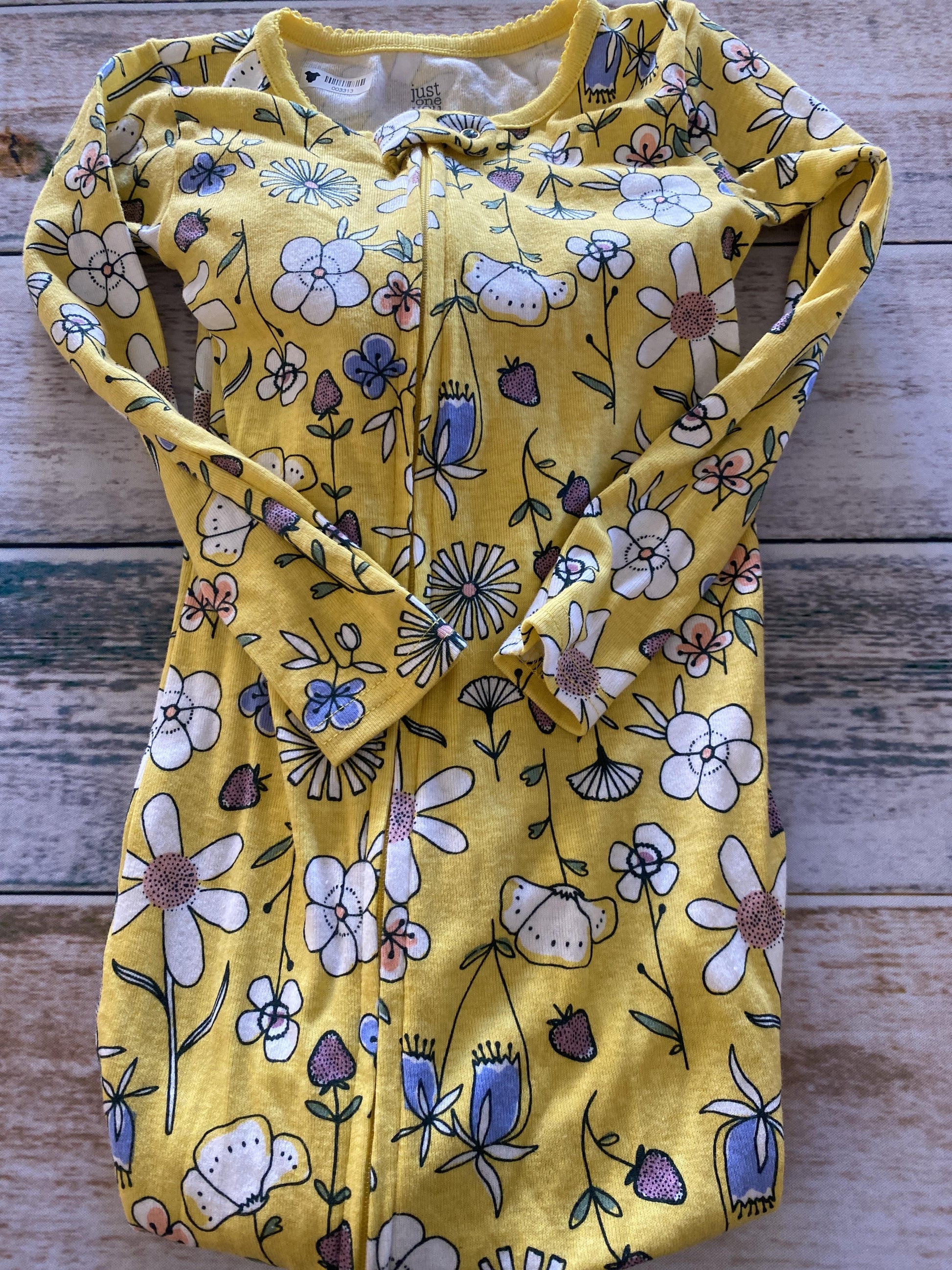 Carters Girls Yellow | Flowers Pajamas Size: 2T Yellow | Flowers