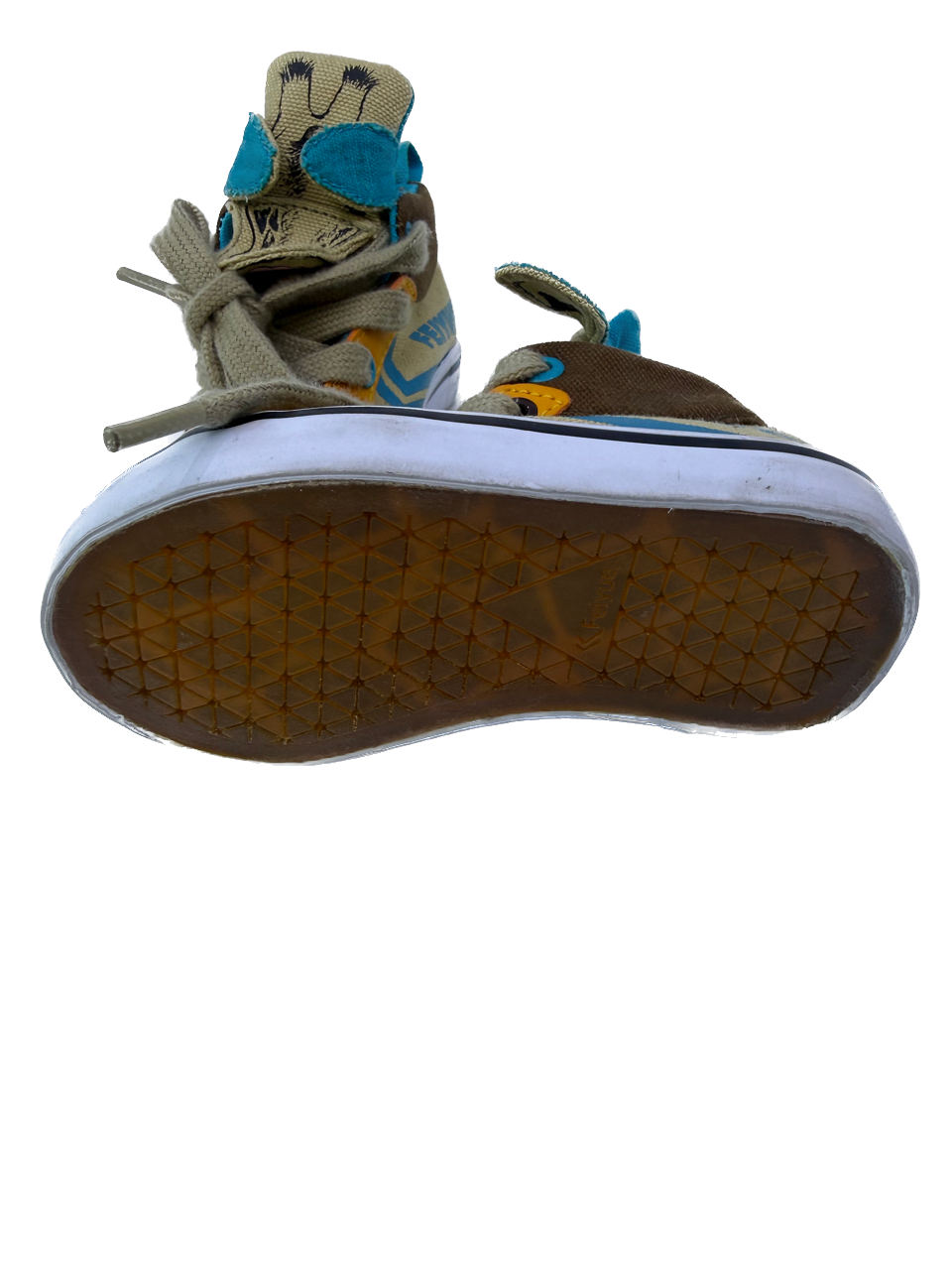 Feiyue Boys Yellow Giraffe Sneakers Size: Toddler 5 Yellow Giraffe