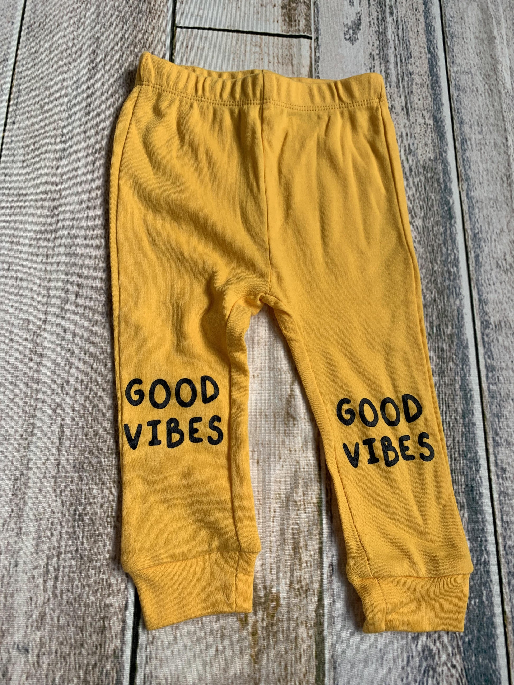 PL Baby Boys Yellow | Graphic Pants Size: 12M Yellow | Graphic