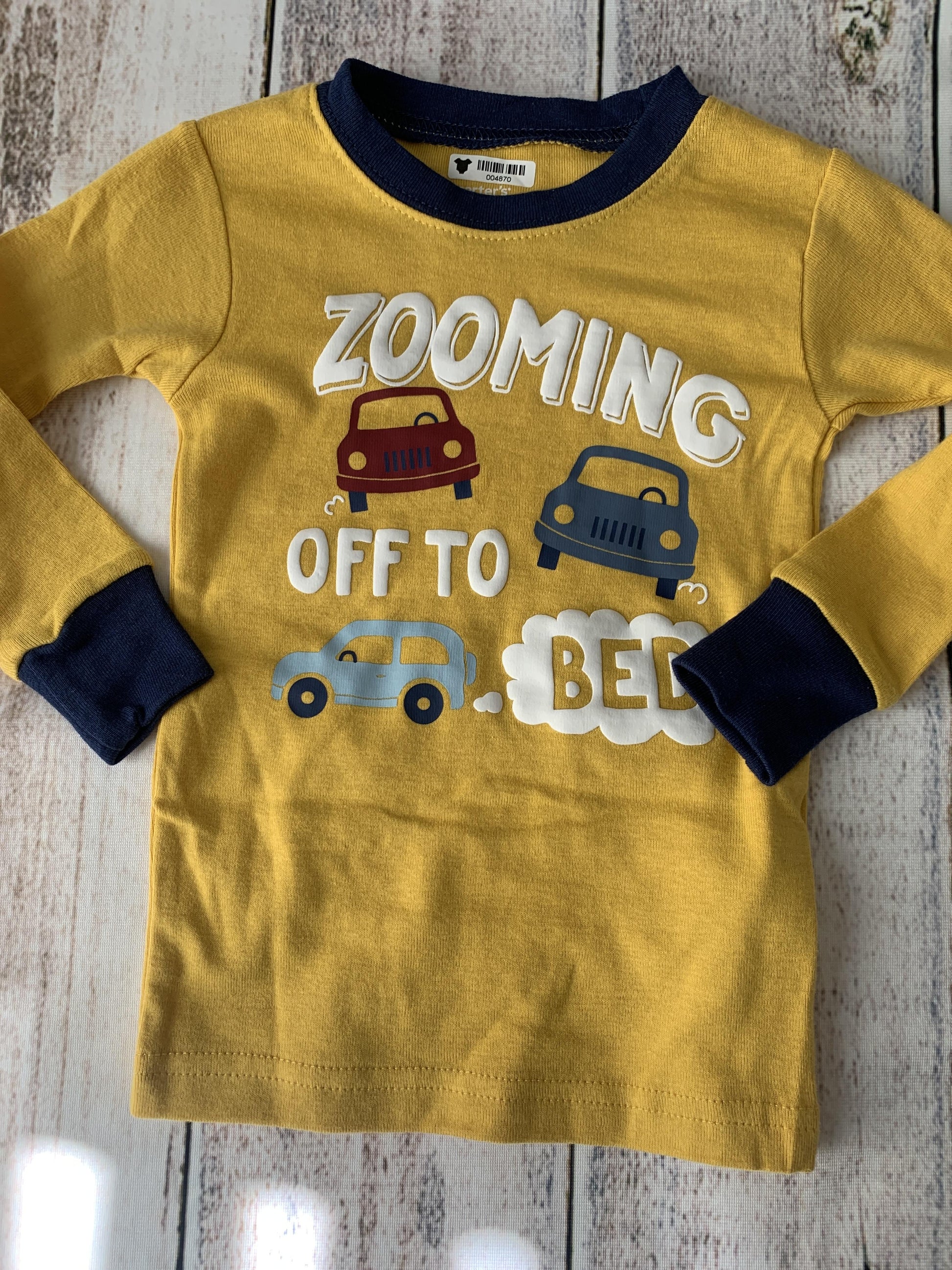 Carters Boys Yellow | Graphic Pajamas Size: 18 months Yellow | Graphic