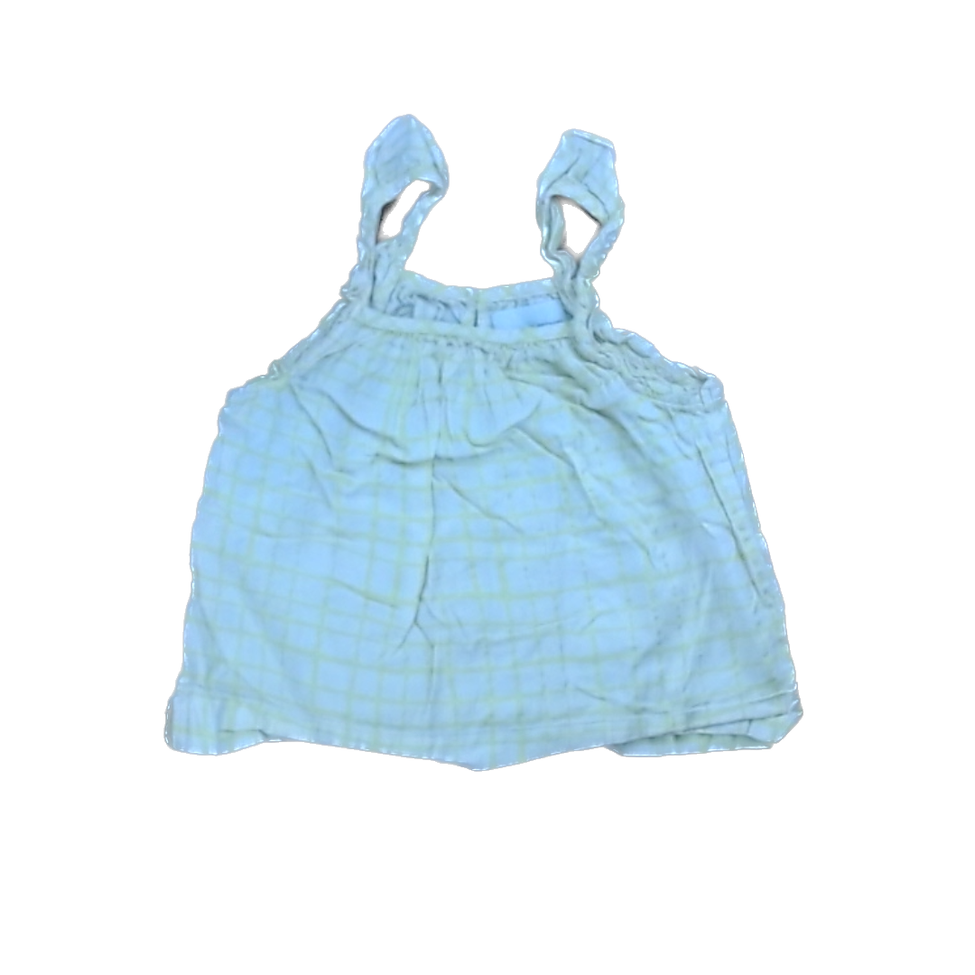 Rockets Of Awesome Girls Yellow | Green Lattice Tank Top Size: 6 Years Yellow | Green Lattice