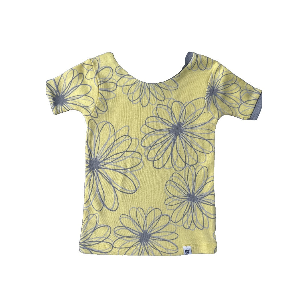 Girls Yellow | Grey Pajamas Size: 24 months Yellow | Grey