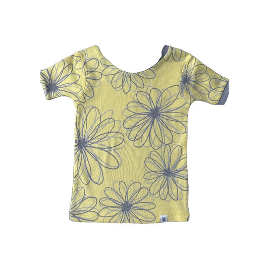 Girls Yellow | Grey Pajamas Size: 24 months Yellow | Grey