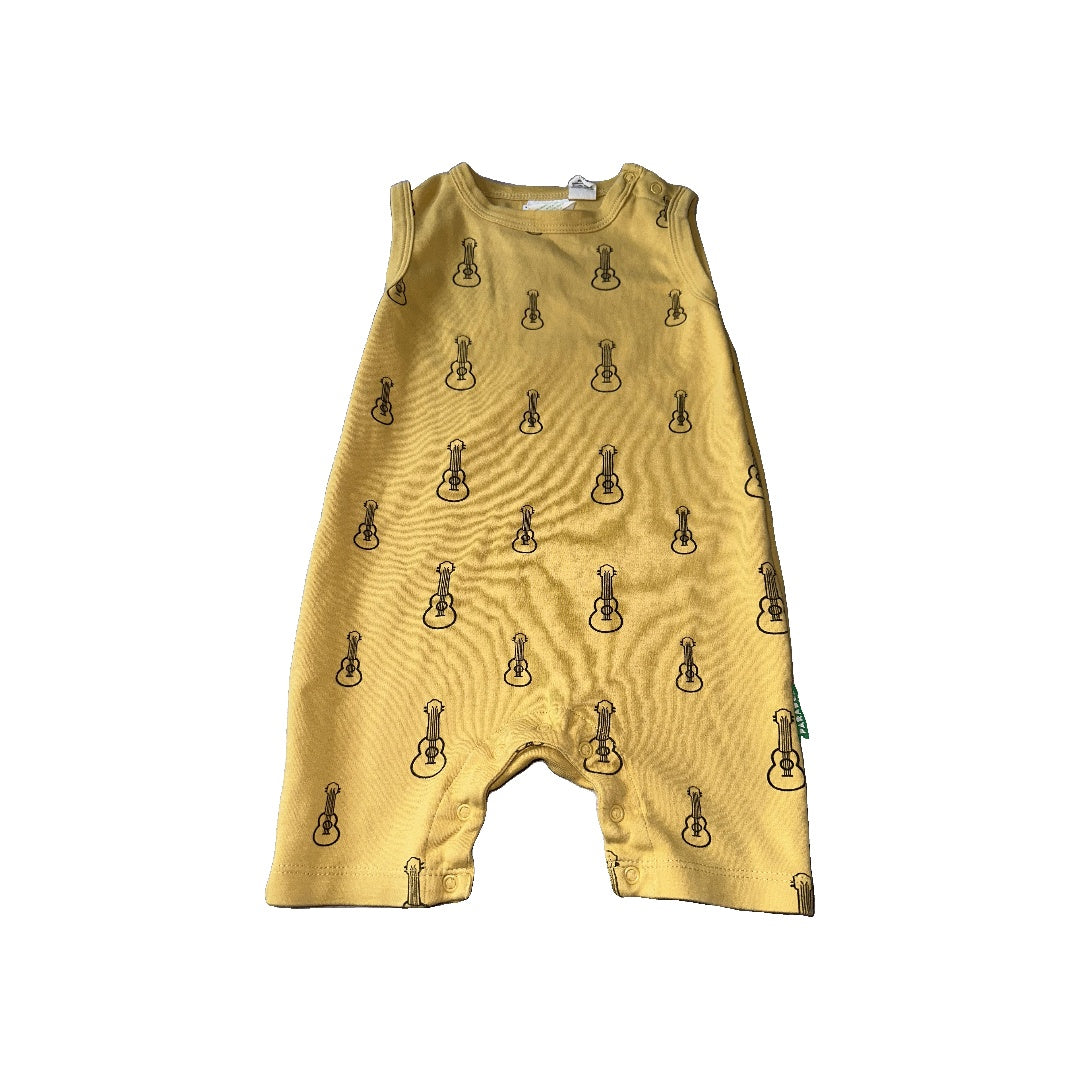 Parade Unisex Yellow | guitars Romper Size: 3T Yellow | guitars