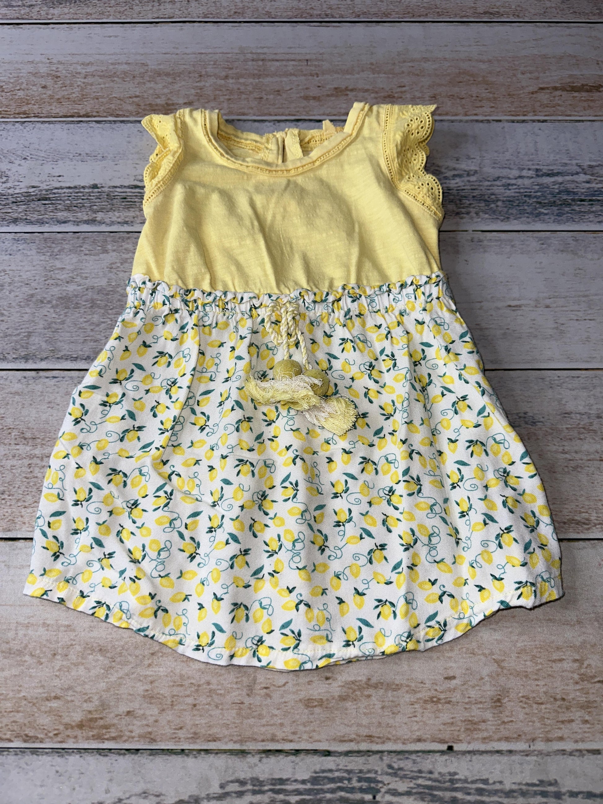 Jessica Simpson Girls Yellow | Lemons Dress Size: 2T Yellow | Lemons