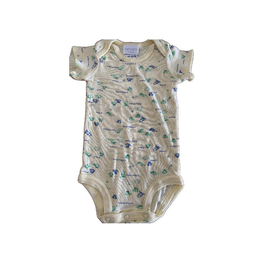 Boys Yellow | Light Blue | green Onesie Size: 0-3 months Yellow | Light Blue | green